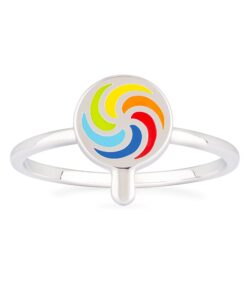 Enamel Lollipop Ring